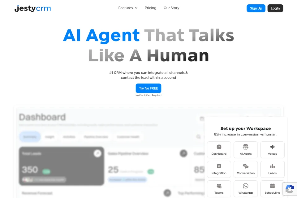 Landing page preview