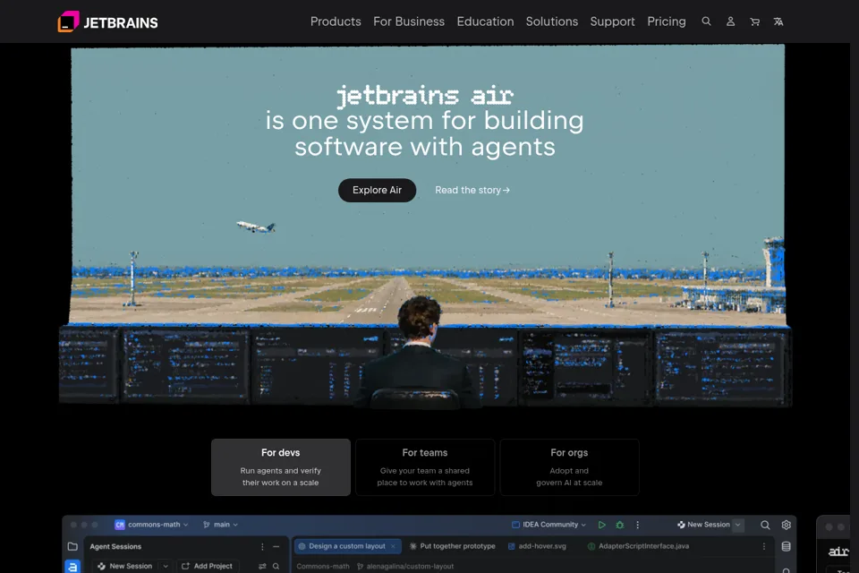 Landing page preview