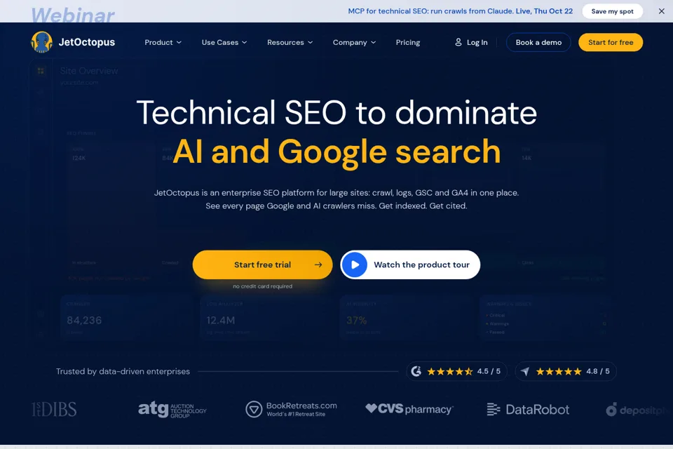 Landing page preview