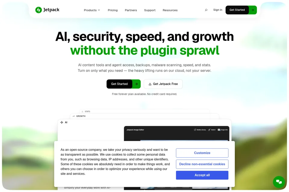 Landing page preview