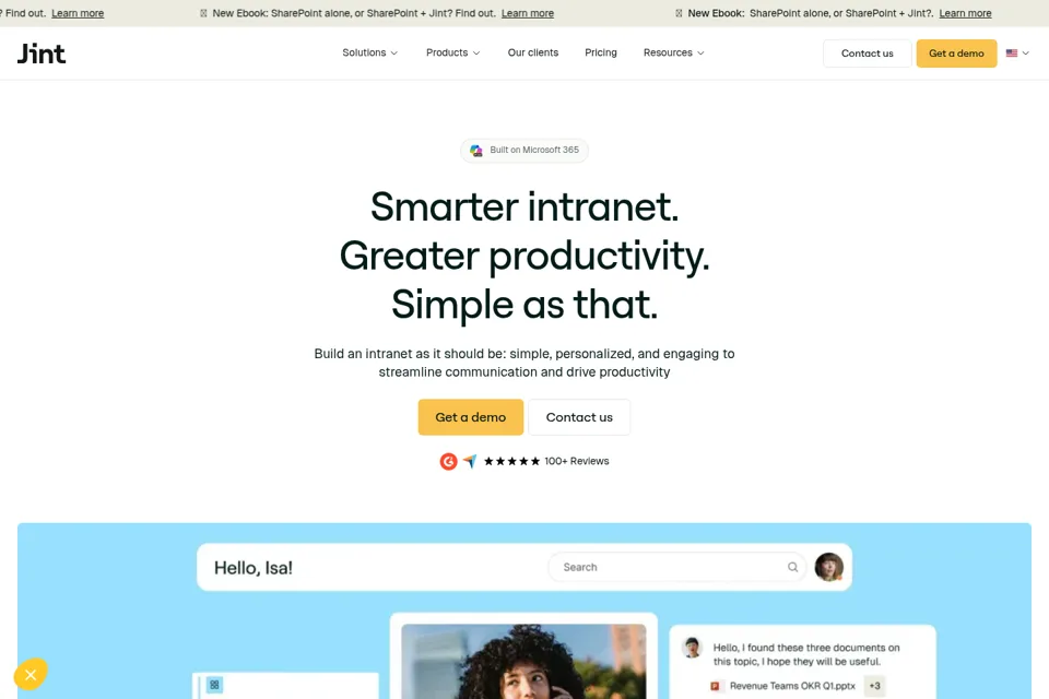 Landing page preview