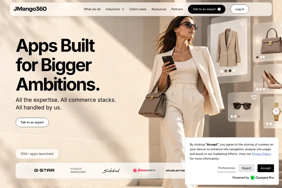 Landing page preview