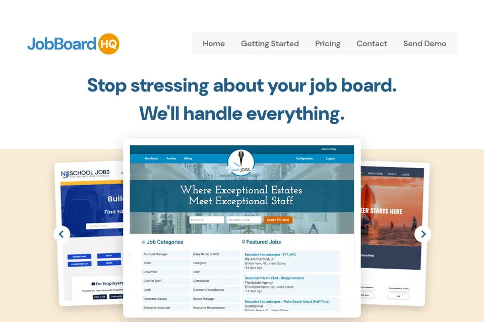 Landing page preview