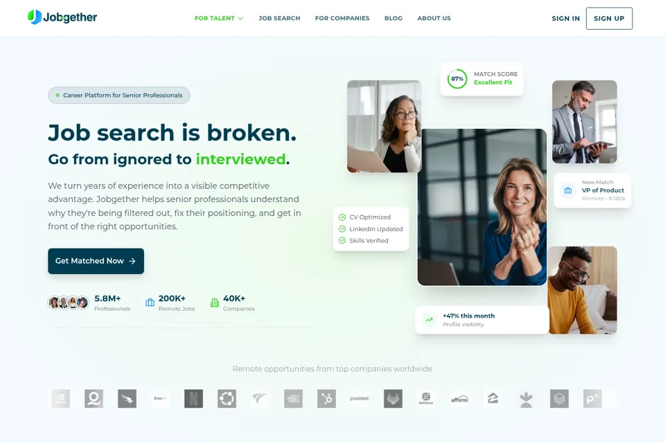 Landing page preview