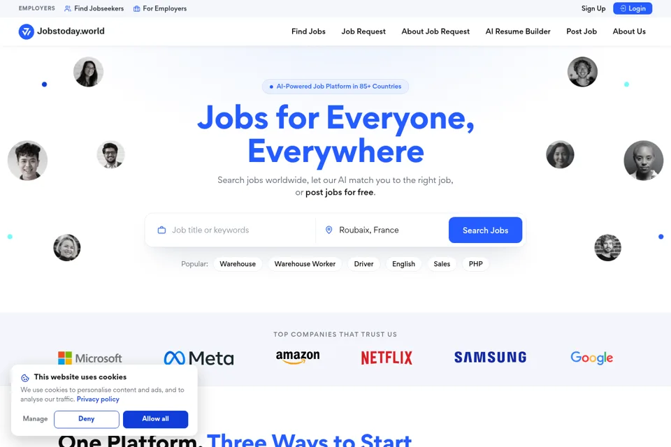 Landing page preview