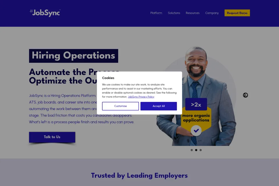 Landing page preview