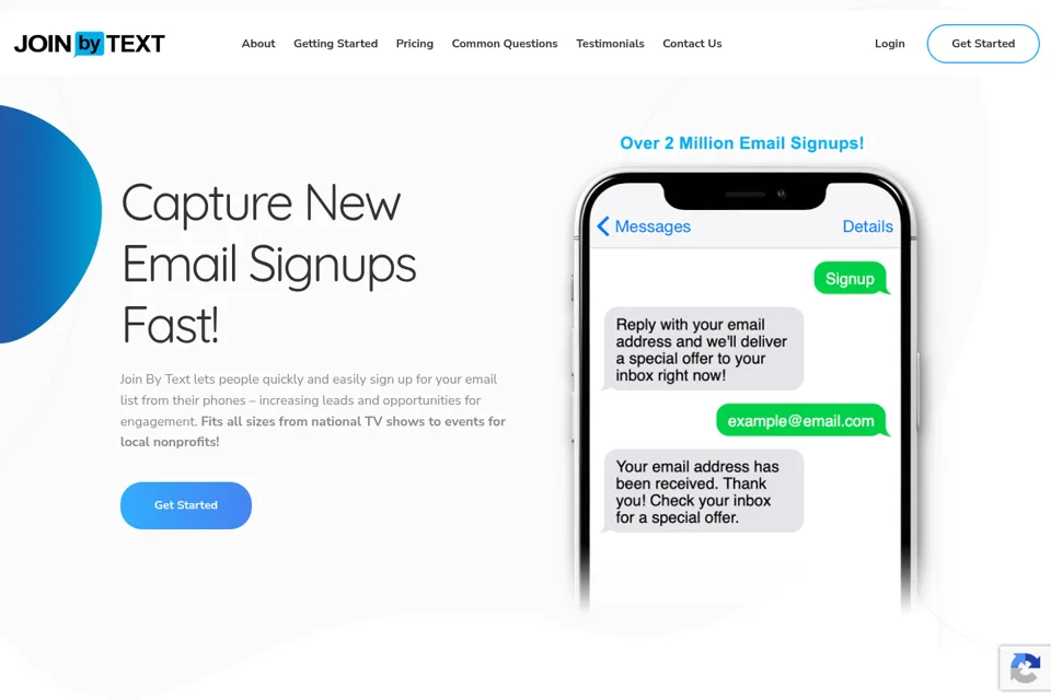 Landing page preview