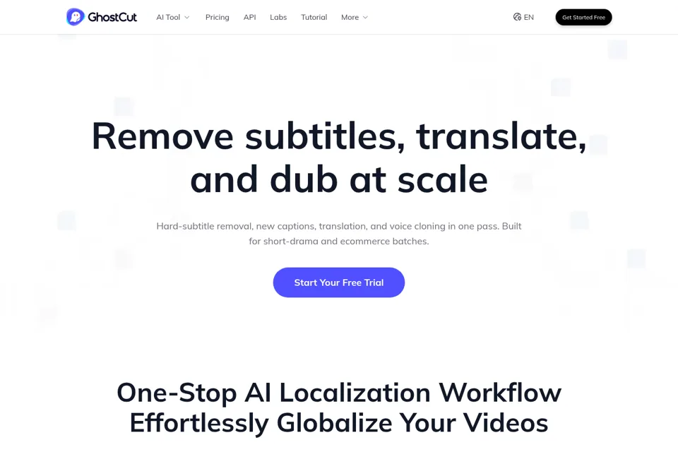 Landing page preview
