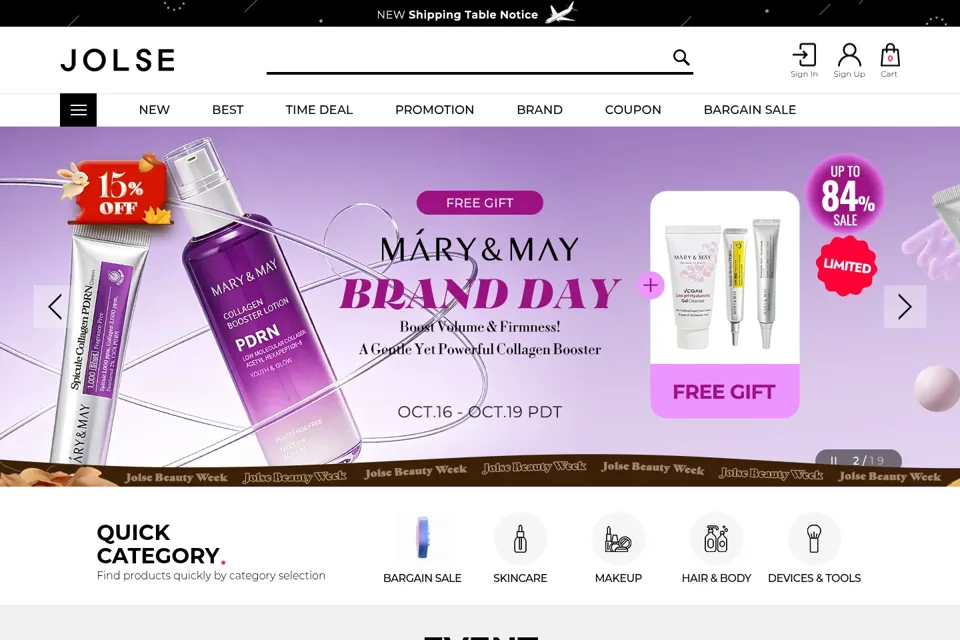 Landing page preview