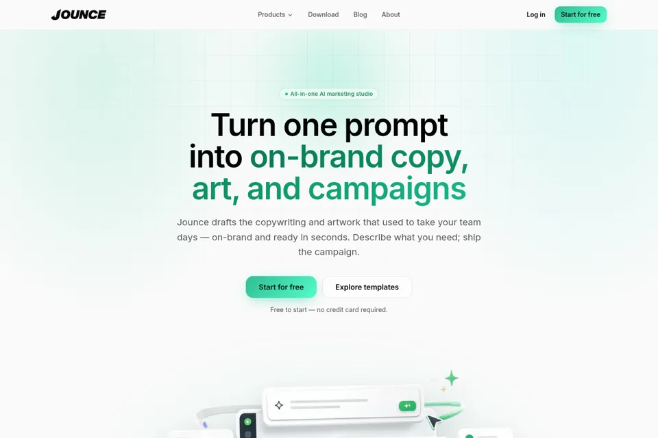 Landing page preview