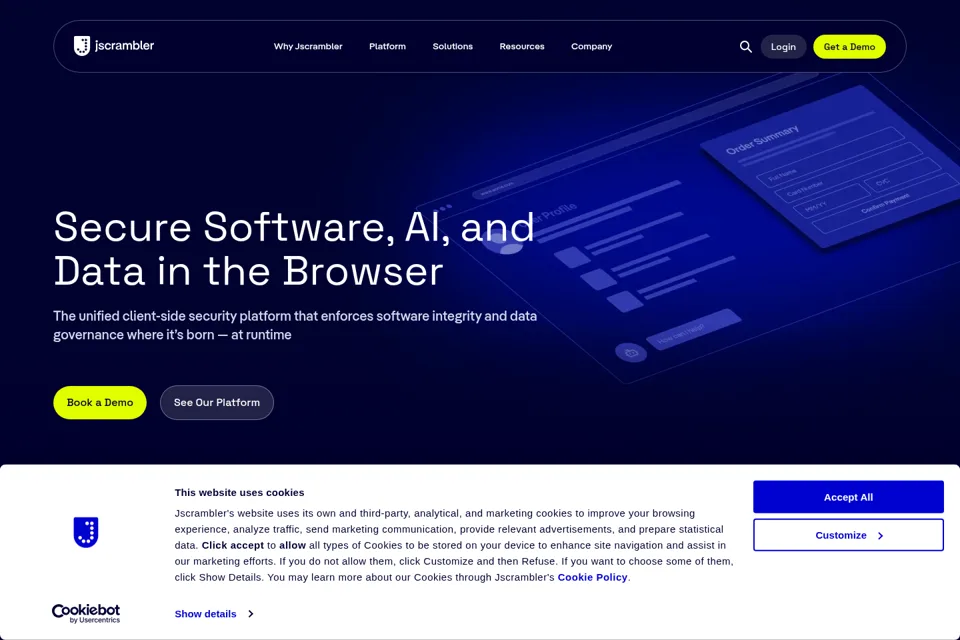 Landing page preview