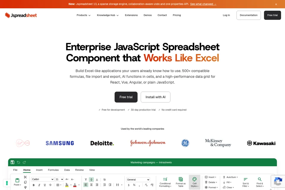 Landing page preview