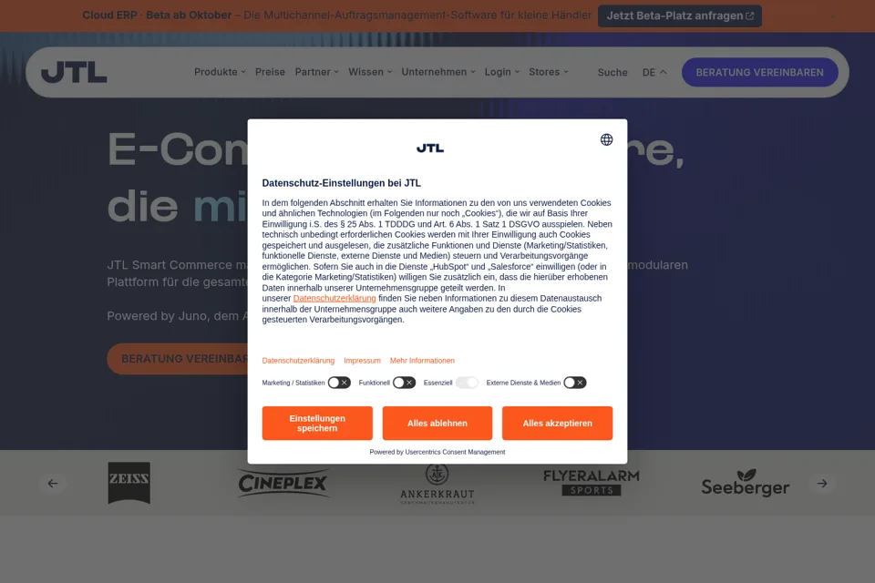 Landing page preview