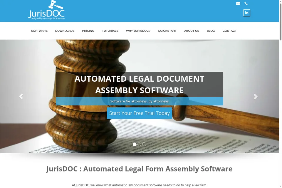 Landing page preview