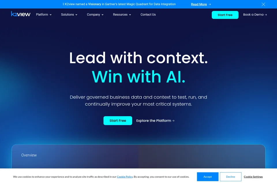 Landing page preview