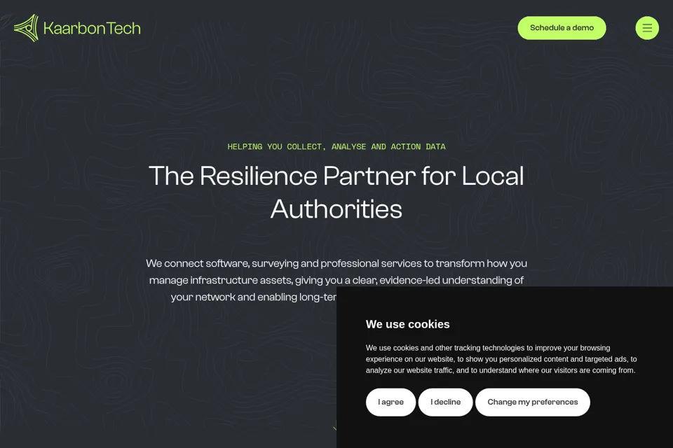 Landing page preview