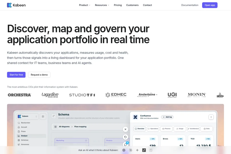 Landing page preview