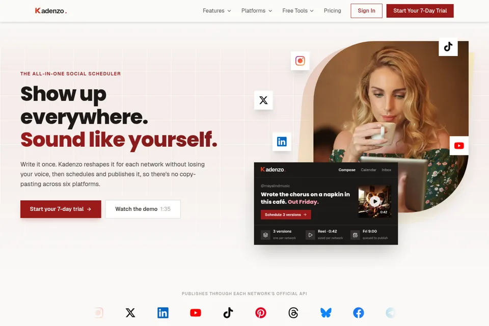 Landing page preview