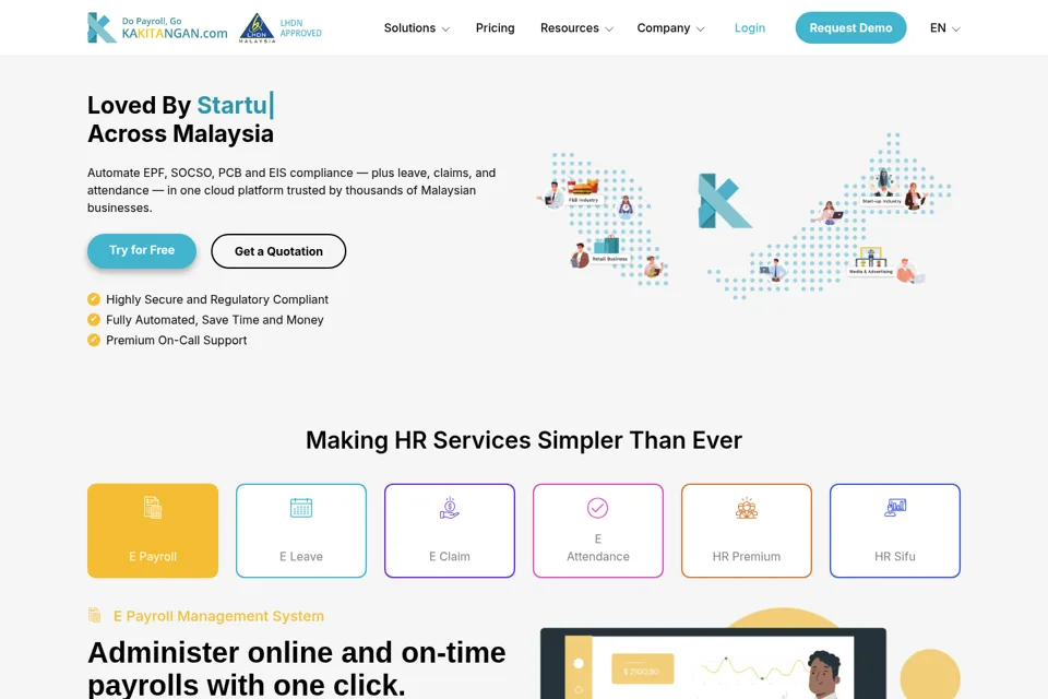 Landing page preview