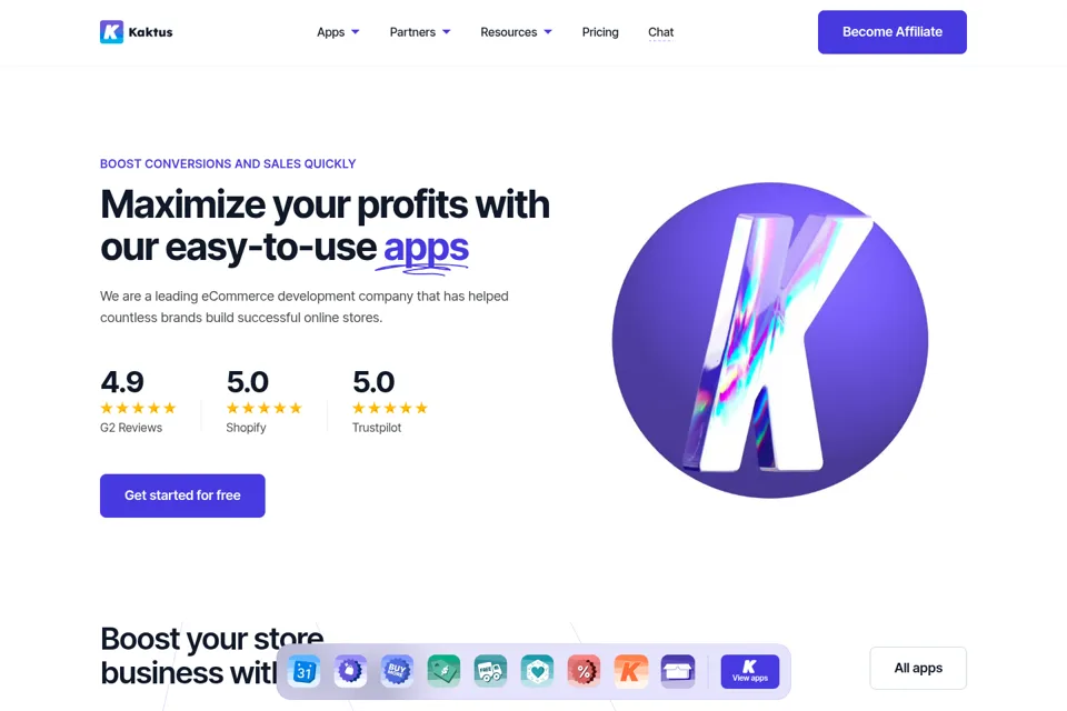 Landing page preview