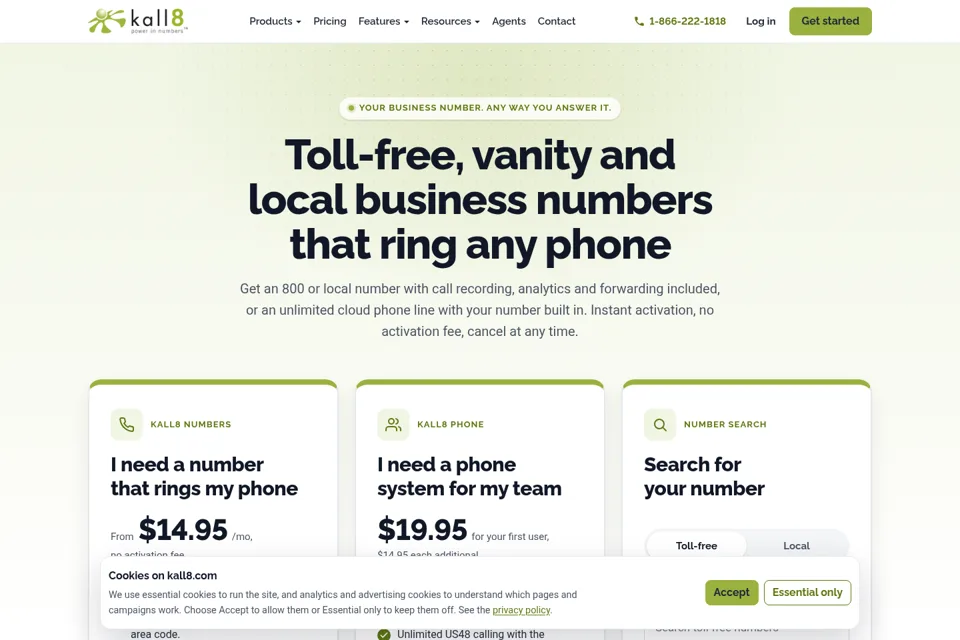 Landing page preview