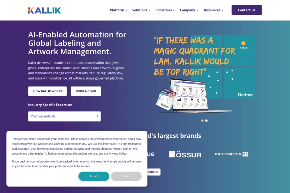 Landing page preview