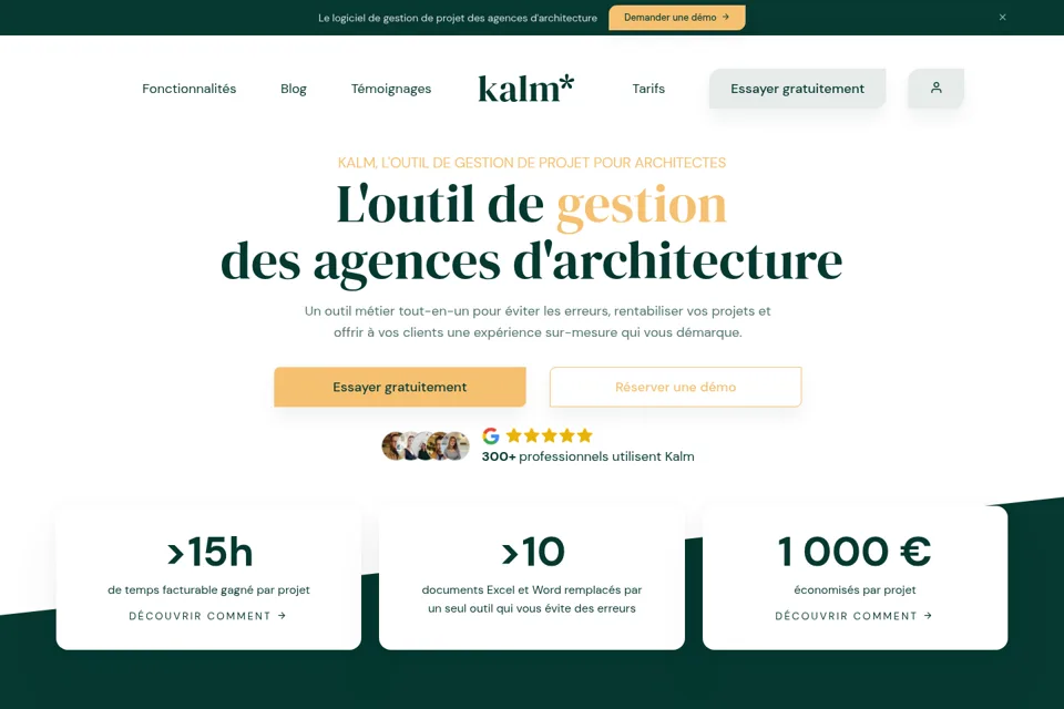 Landing page preview
