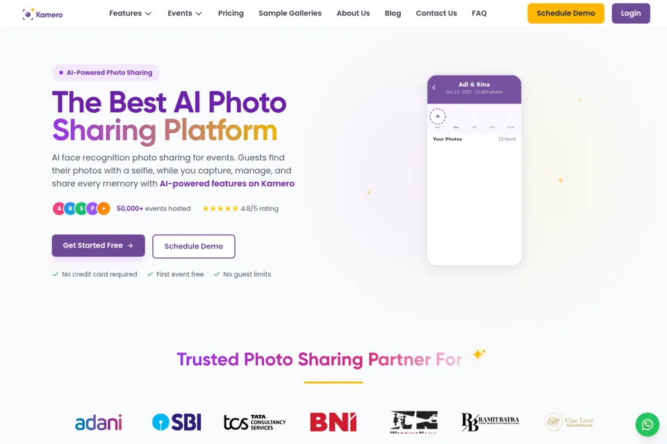 Landing page preview