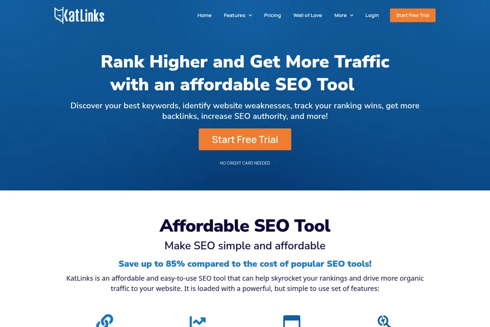 Landing page preview