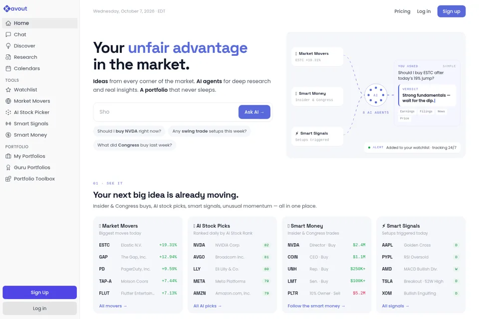 Landing page preview