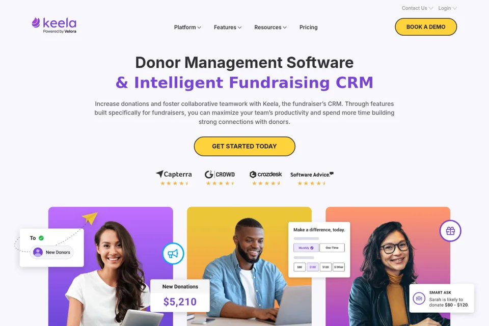 Landing page preview