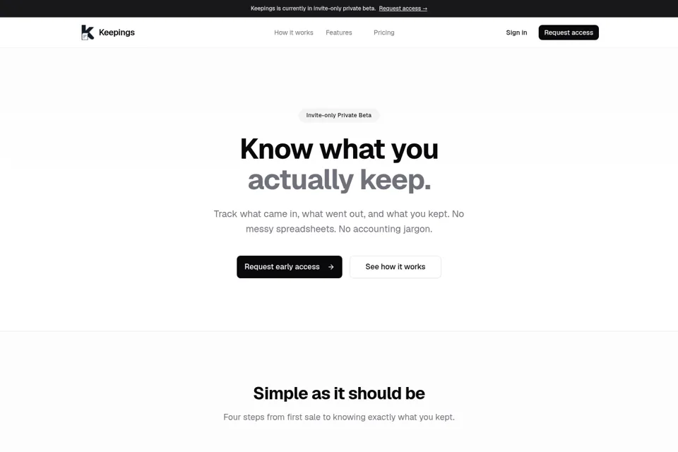 Landing page preview