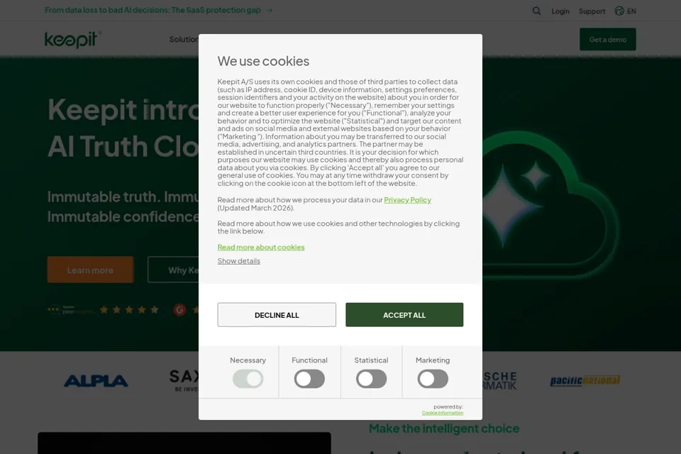 Landing page preview
