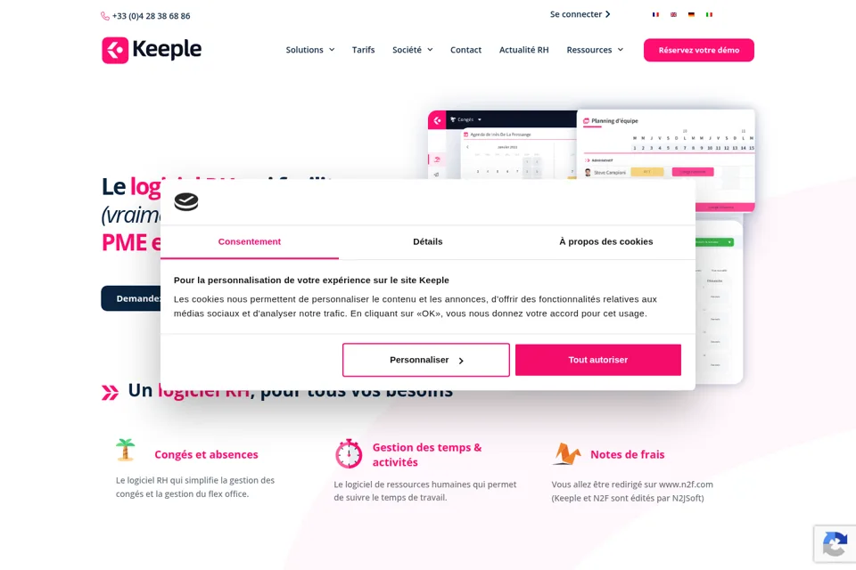 Landing page preview