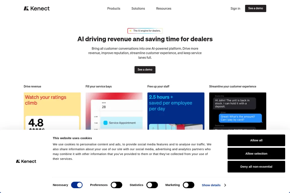 Landing page preview