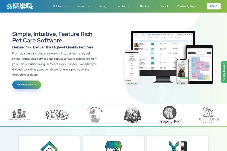 Landing page preview