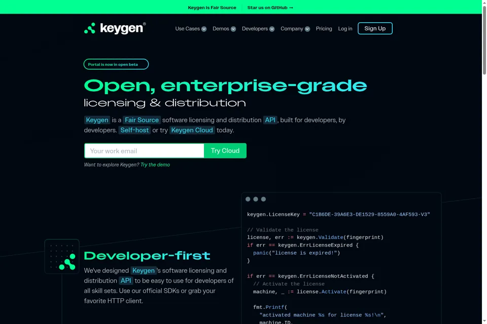 Landing page preview