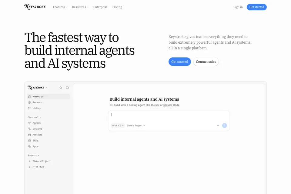 Landing page preview