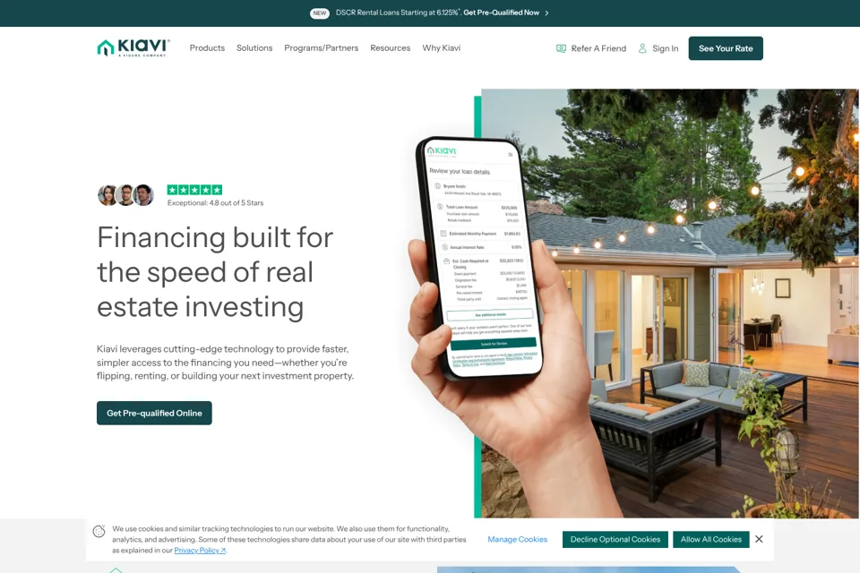 Landing page preview