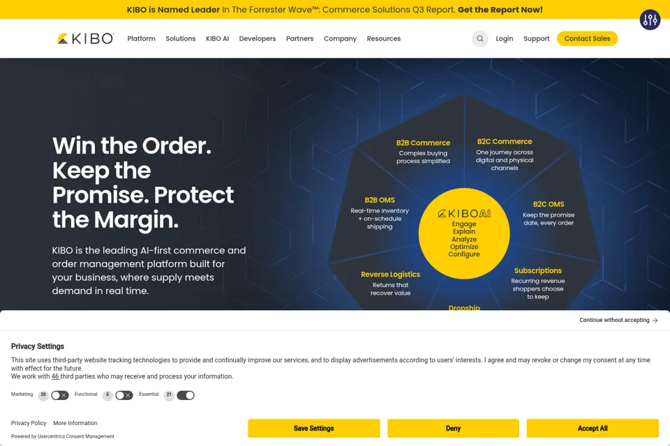 Landing page preview