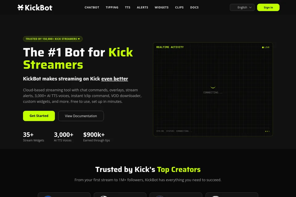 Landing page preview