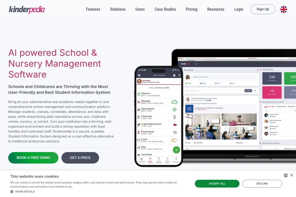 Landing page preview