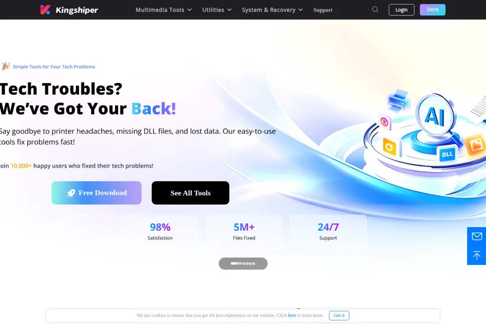 Landing page preview