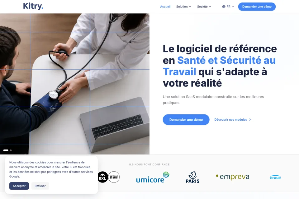 Landing page preview