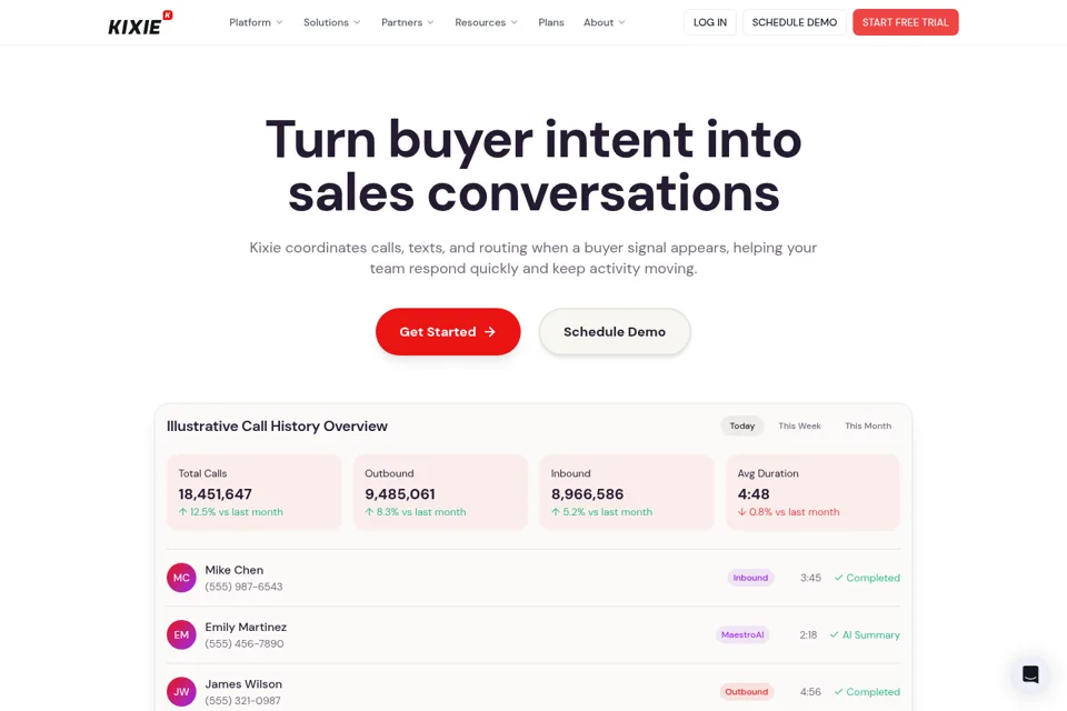 Landing page preview