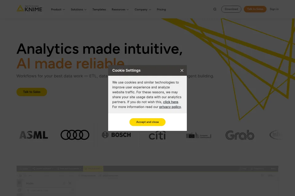 Landing page preview