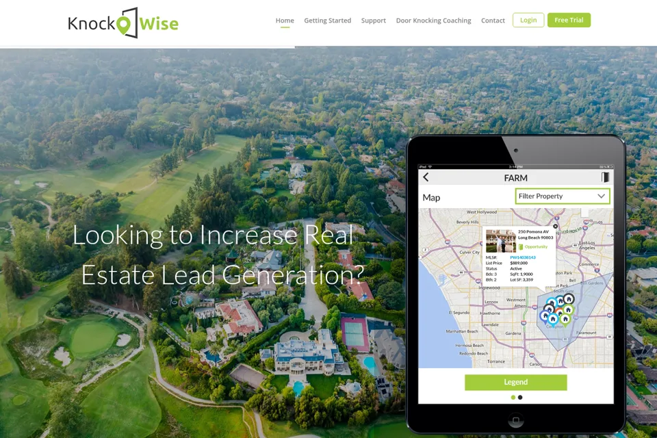 Landing page preview