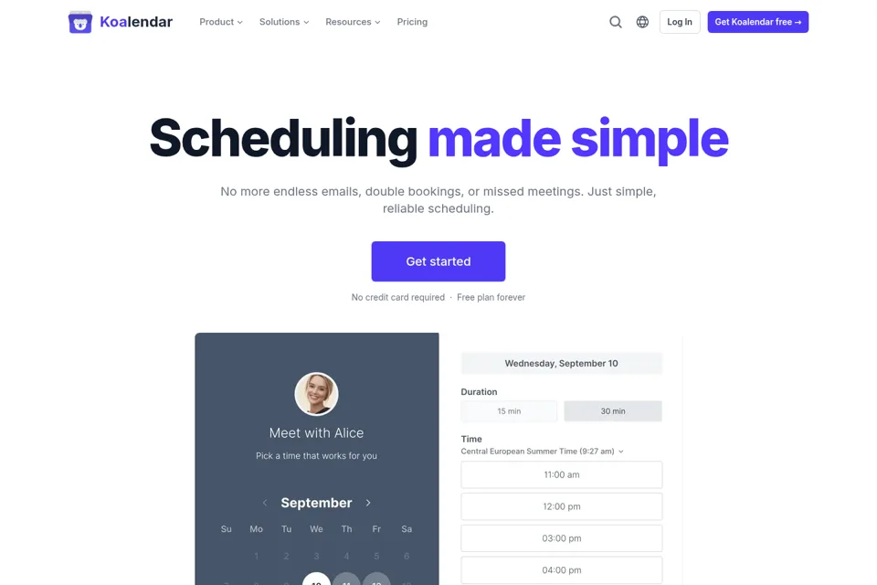 Landing page preview