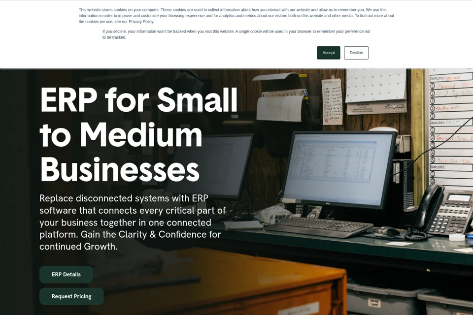 Landing page preview