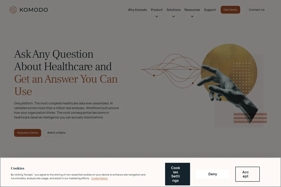 Landing page preview